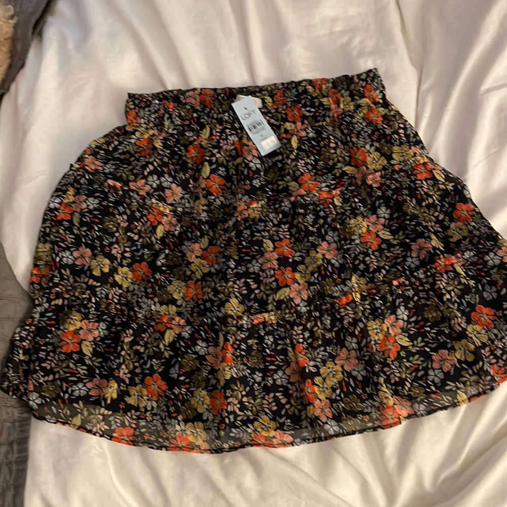Loft Floral Skirt